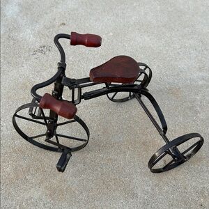 Vintage collectors Metal Tricycle Decoration